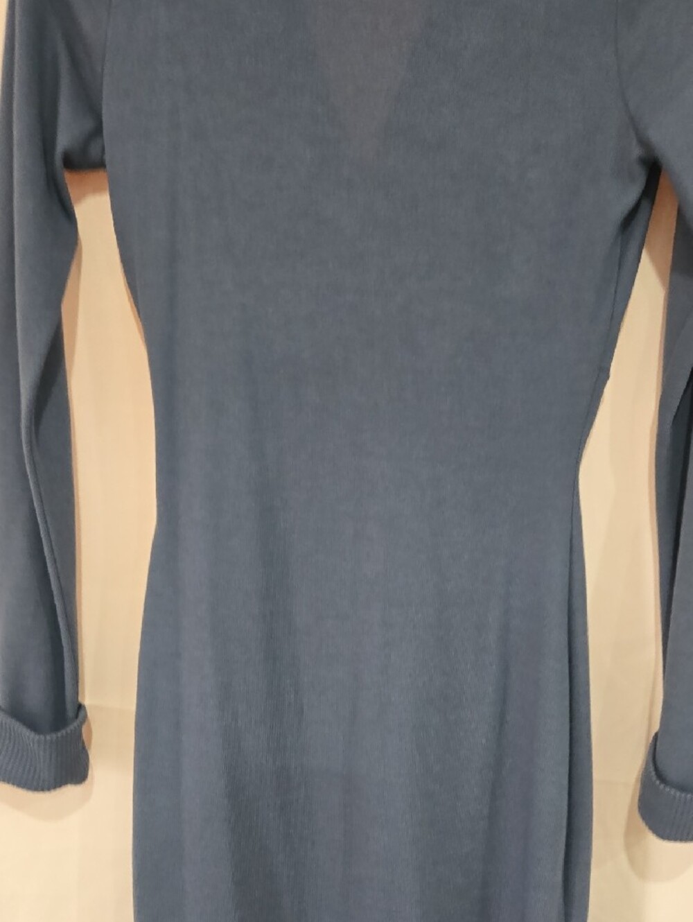Charcoal Ribbed Shawl-Collar Jacket - Picture 7 of 8